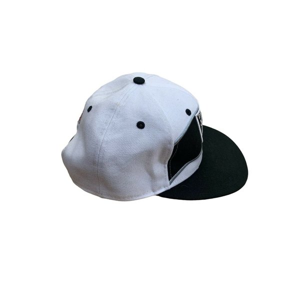 Las Vegas Raiders New Era NFL 9FIFTY Black/White Basic Snapback Hat - Picture 4 of 8